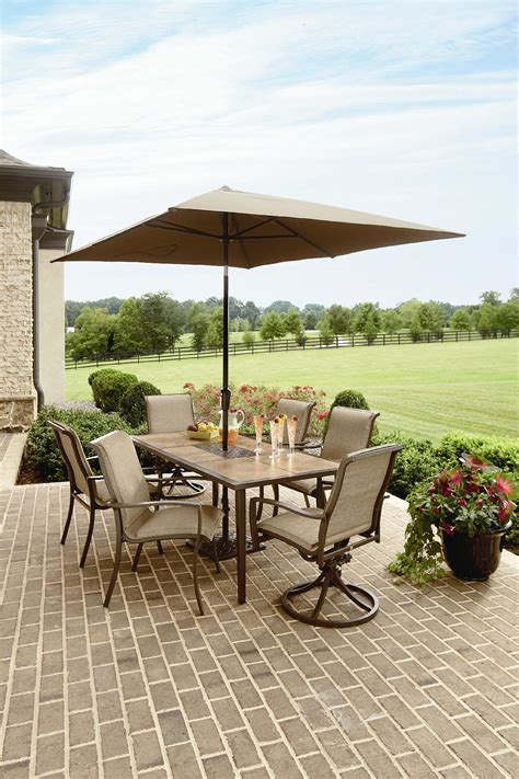 Free delivery and returns on ebay plus items for plus members. Garden Oasis - SS-I-139NSSET - Harrison 7 Piece Dining Set ...