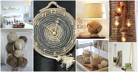 Whether you're looking for rustic home goods or diy ideas for your bathroom, you'll find plenty of inspiration in our 41 diy home decor ideas. Brilliant Rope Decor Ideas That Will Leave You Speechless