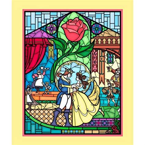 Download High Quality beauty and the beast clipart stained ...