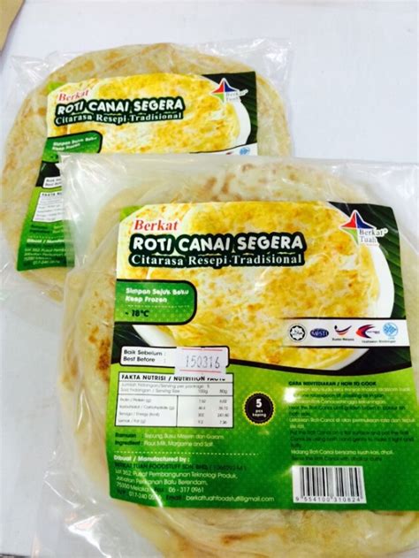 Fully cooked sri melur jaya roti canai,just heat up and taste it! Berkat Tuah Foodstuff | Roti Canai | Keropok Lekor Supplier