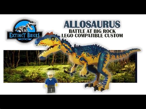 Battle At Big Rock Allosaurus Lego Img Broseph