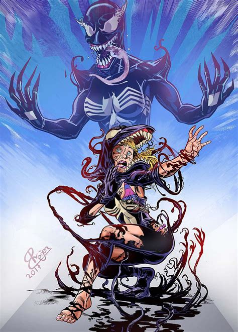 She Venom Color By Rogerbonetmartinez On Deviantart