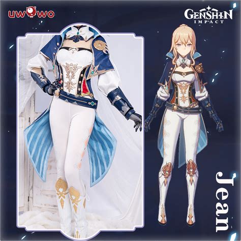 Jean Gunnhildr Cosplay Costume Outfits Game Genshin Impact Cos Clothing