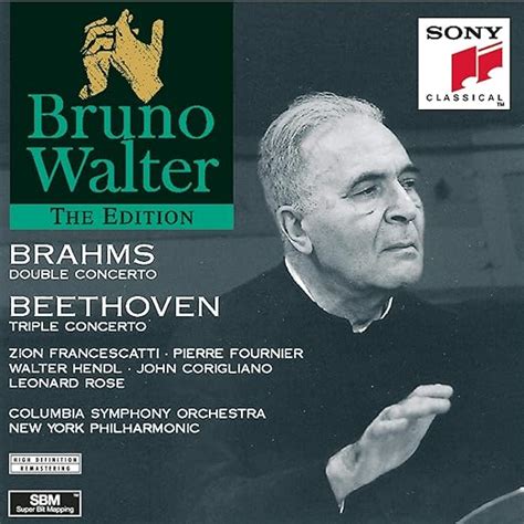Johannes Brahms Ludwig Van Beethoven Bruno Walter Columbia Symphony