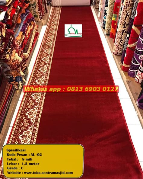 Di sini, perbedaan harga karpet tile dan meteran tidaklah berpengaruh, namun fleksibilitasnyalah yang membuat karpet meteran menjadi produk pilihan yang cocok untuk anda. Harga Karpet Masjid Meteran di Solo - Hub: 081369030127 ...