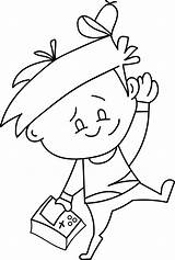 Coloring Boy Character Wyley Wecoloringpage Cartoon sketch template
