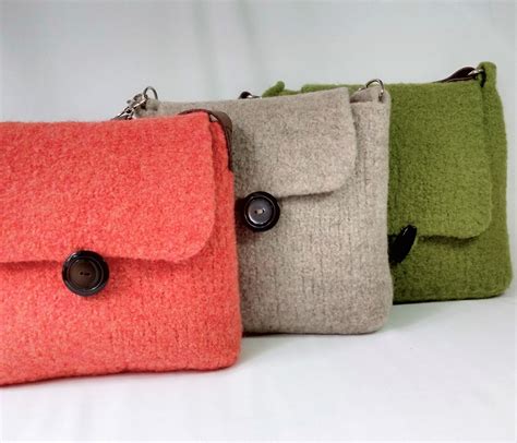 knitting pattern felted hipster bags hand knit felted wool etsy
