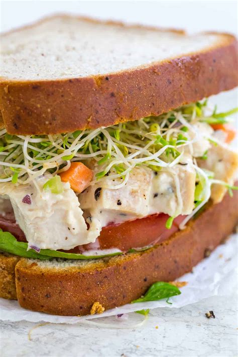 How To Prepare Perfect Chicken Salad Sandwich Recipe The Healthy Cake