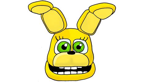How To Draw Spring Bonnie From Fnaf Sister Location Fnaf Sister