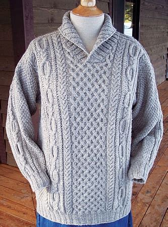 A fold over turtleneck sweater with a lot of options for a custom look. Big Sky Knitting Designs Cozy Shawl-Collar Pullover