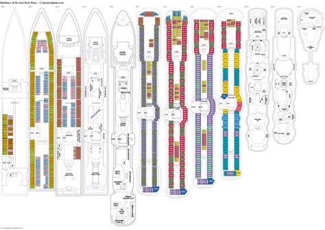 Radiance of the Seas Deck 7 Deck Plan Tour