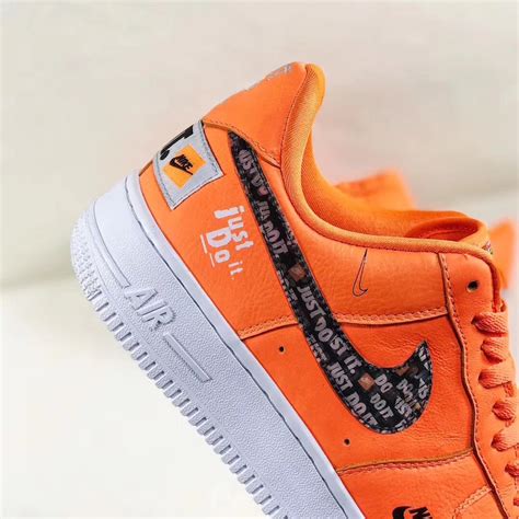 Official Photos Of The Nike Air Force 1 Low Just Do It In Orange