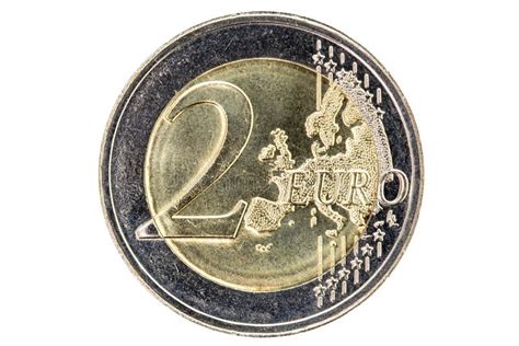 Two Euros Coin Stock Image Image Of European Banking 49828497