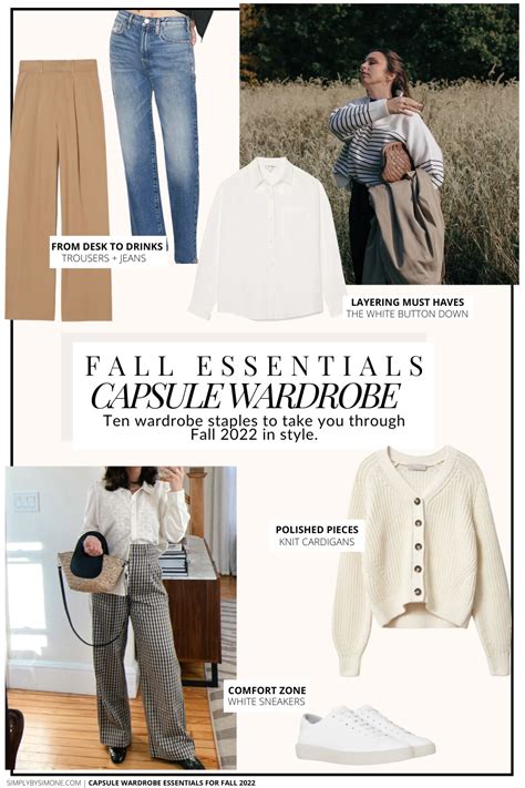 Capsule Wardrobe Essentials For Fall 2022 Simply By Simone