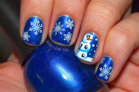 cute snowman nail designs  copy  winter fashionsycom