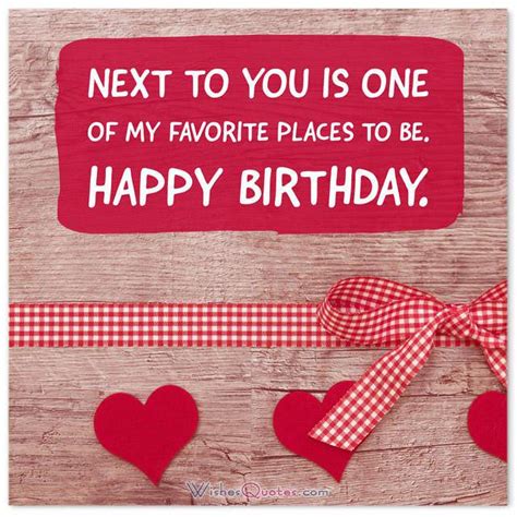 Birthday Love Messages For Your Beloved Ones By Wishesquotes