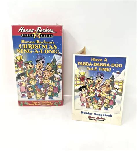 Hanna Barberas Christmas Sing Along Vhs Vcr Tape Flintstones Jetsons