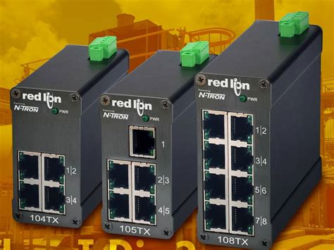 Red Lion Unmanaged Ethernet Switches For Harsh Environments