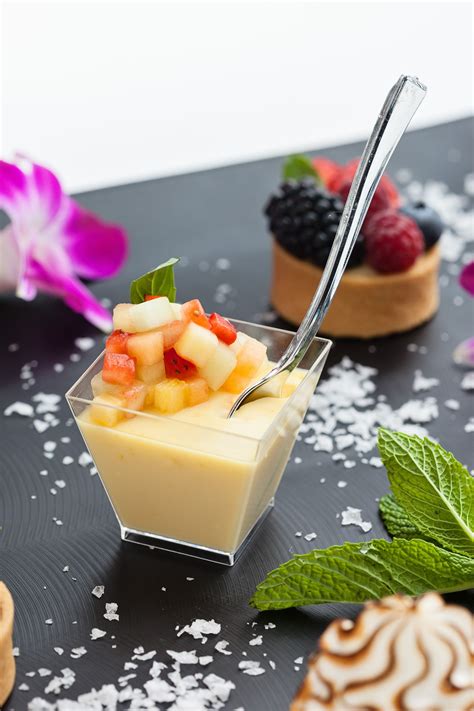 Drain excess water from the. Looking pretty tempting, our passion fruit mousse. # ...