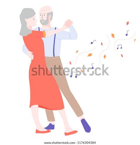 Old Couple Dance Autumn Over 11 Royalty Free Licensable Stock Vectors