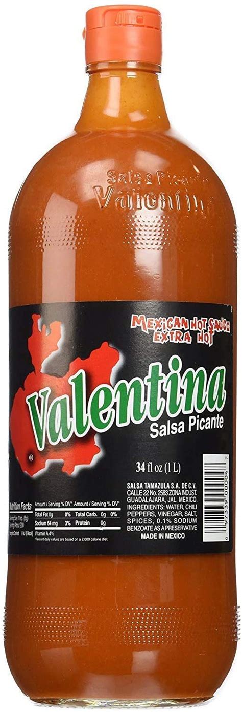 Buy Valentina Salsa Picante Mexican Sauce Extra Hot Black Label Fl