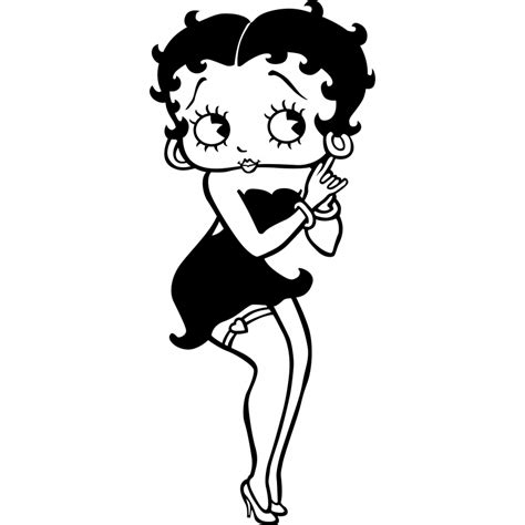 Black Betty Boop Png Free Logo Image