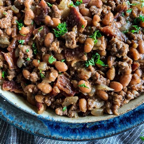 In the bush's beans commercials, duke, the family golden retriever, wants to sell the secret family recipe, but the bush family always stops him. Bush's Baked Beans With Ground Beef - Slow Cooked Spicy ...