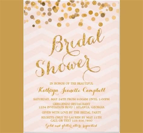 Spend as little or as much time as you want to make the graphic your own. 33+ PSD Bridal Shower Invitations Templates | Free ...