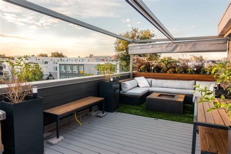 This article shows with an example the design of a. Rooftop Deck With Retractable Canopy - Denver - Roof Decks ...