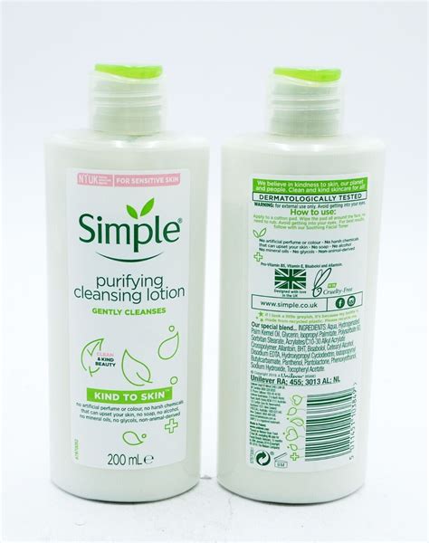 Simple Kind Of Skin Purifying Cleansing Lotion 200ml Ebay