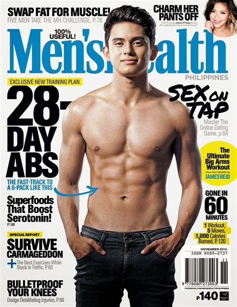 James Reid Shows A Fast Track To A Sexy Abs In Men S Health Cover