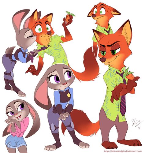 Nick And Judy By Shira Hedgie Rzootopia