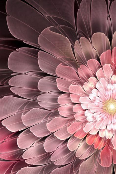 Smile, suit, flower, fan art. Abstract Flower iPhone Wallpaper HD