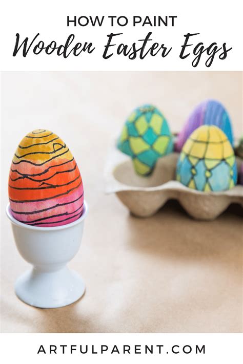 How To Paint Wooden Easter Eggs Idiom Studio