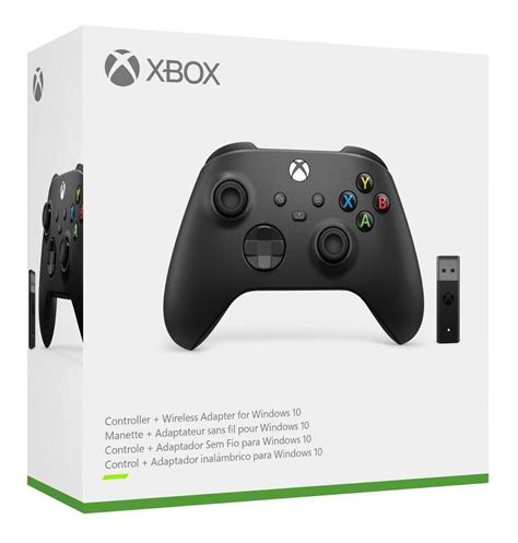 Control Xbox Series Xs Carbon Con Adaptador Para Windows 10