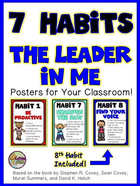 Super Reminders For Implementing The Leader In Me 7 Habits Posters