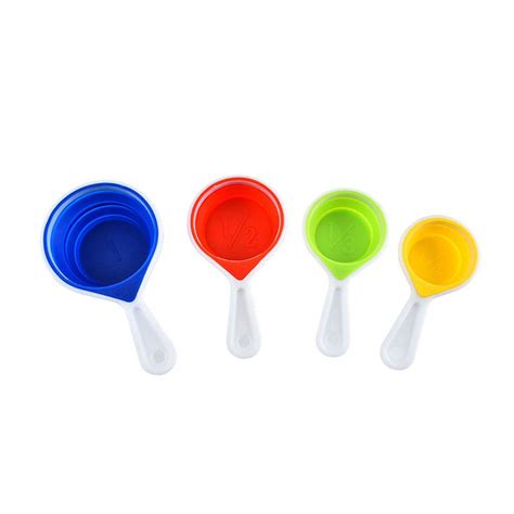 Buy Lls 4pcs Silicone Measuring Spoons Colorful Kitchen Measure Spoons