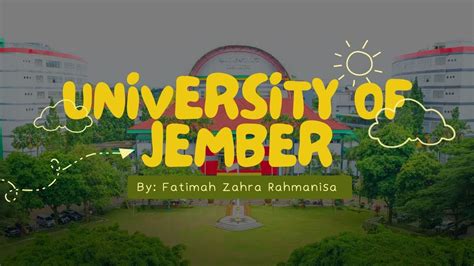 University Of Jember Youtube