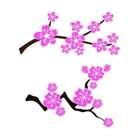 Cherry Blossom Cuttable Design | Apex SVG Cuttable Designs