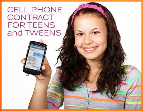 This application is supported by several mobile service operators. Cell Phone Contract for Tweens and Teens | Cell phone ...