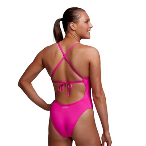 funkita women s candy tie me tight one piece swimsuit ly sports