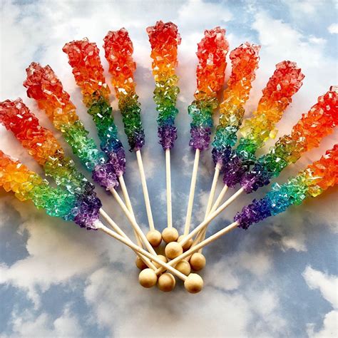 One Love Rainbow Pride Rock Candy 4 Piece Set By I Want Candy