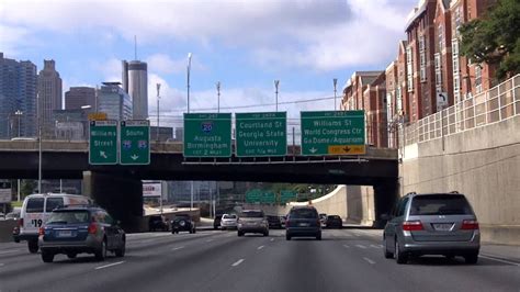 Driving interstate 75 to Atlanta - YouTube