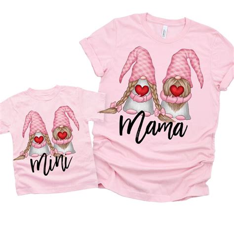 Mommy And Me Valentines Day Matching Tshirts Mother Daughter Etsy