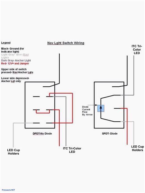 Dpdt On Off On Switch Schematic