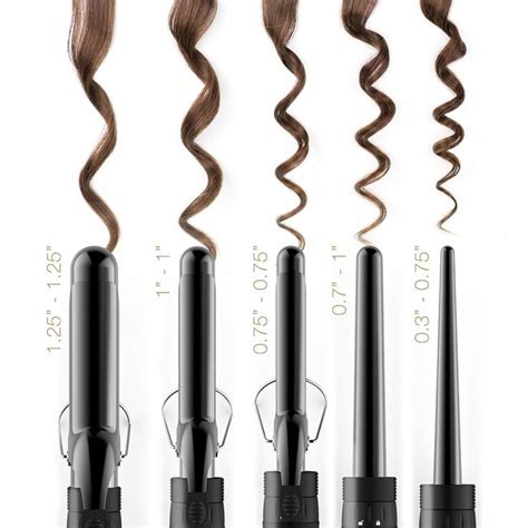 5 In 1 Professional Curling Iron And Wand Set 03 To 125 Inch