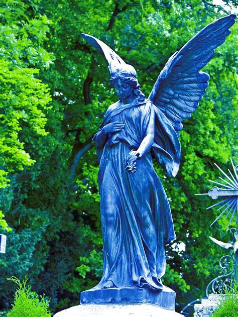 Angel Grave Of Angels Figure Wing Art Spiritual Cemetery Faith
