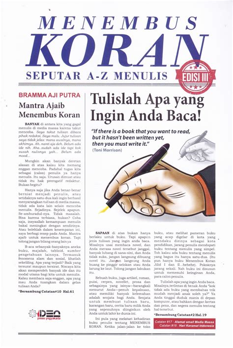Resensi Buku Di Koran Kompas