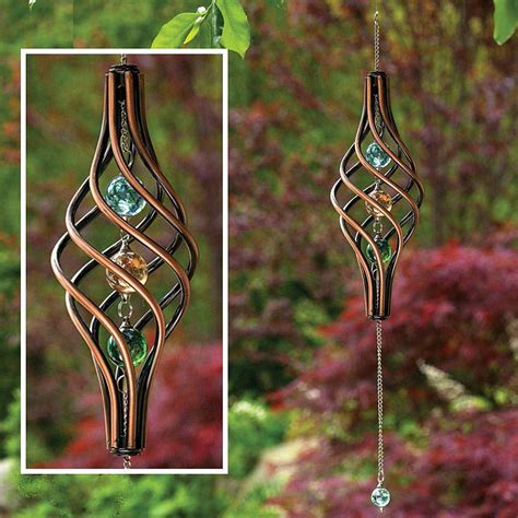 Hanging Garden Wind Spinners Large Hanging Solar Spinner Wind Chime