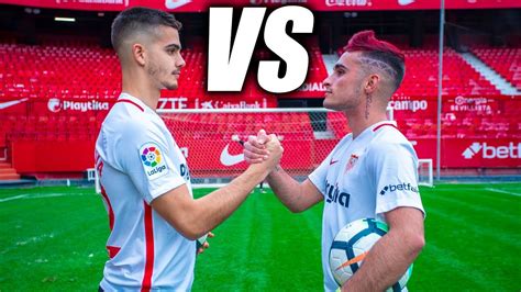 Cuenta oficial del #sevillafc en instagram. SEVILLA FC VS DELANTERO09 - Retos de Fútbol - YouTube